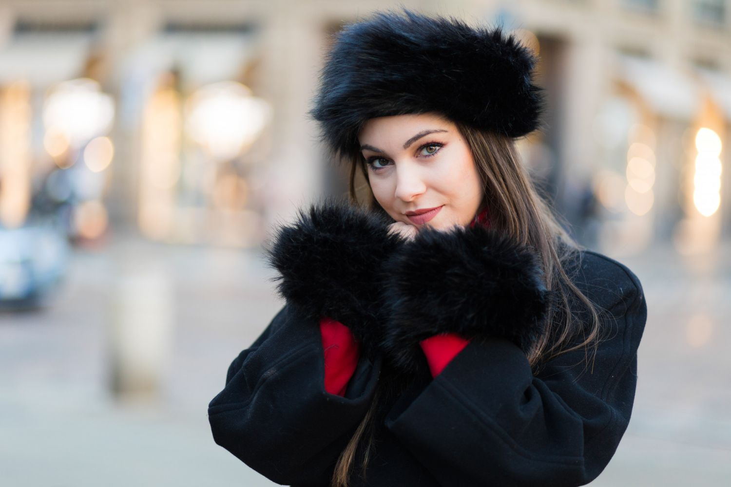 faux fur coat