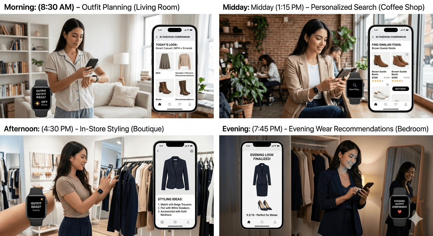 a day in the life with ai shopping companion