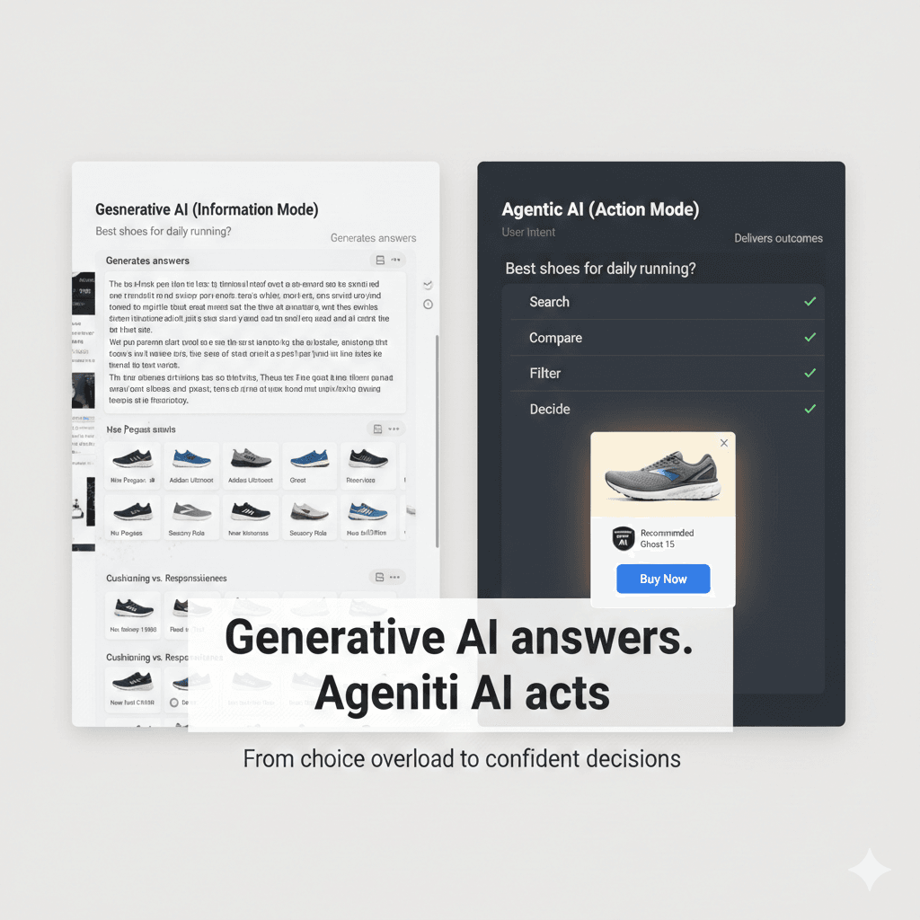 Agentic AI vs Generative AI: From Conversation to Action
