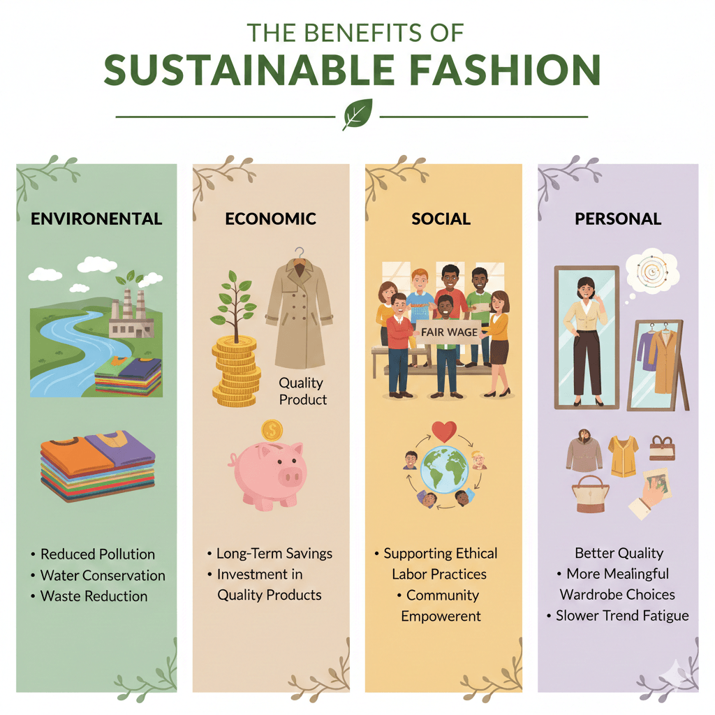 benefits of sustainable fashion