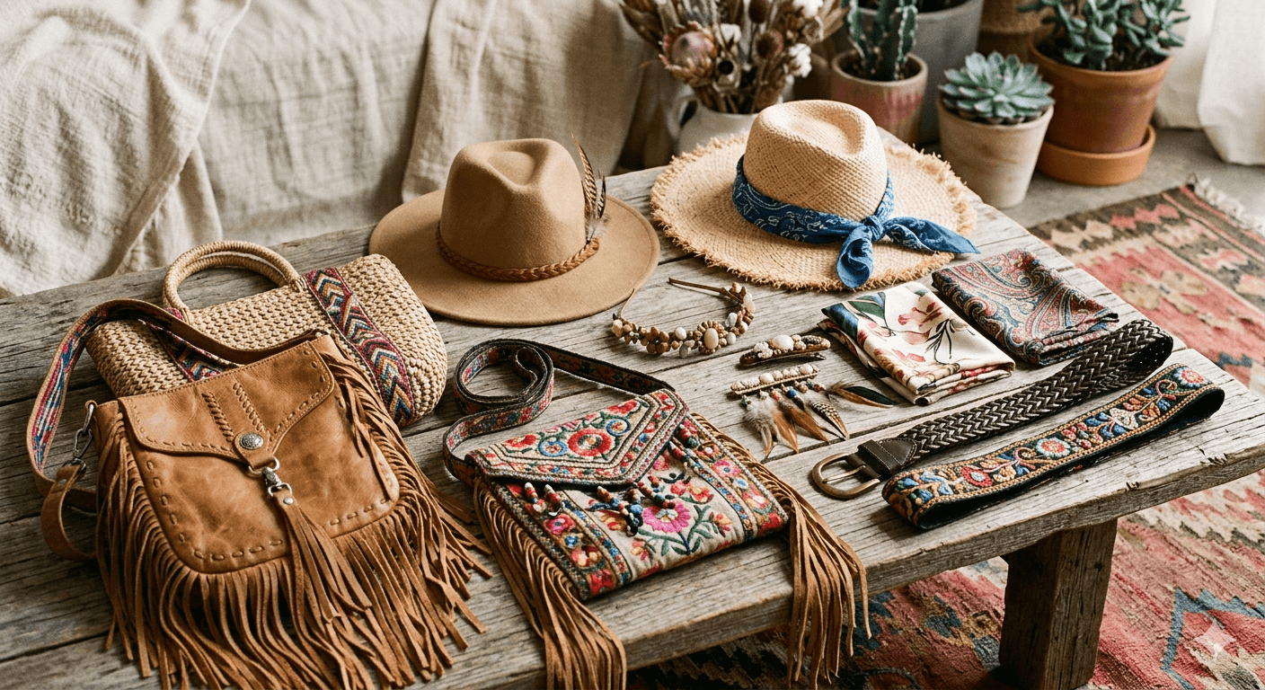 Boho Accessories That Complete the Look.