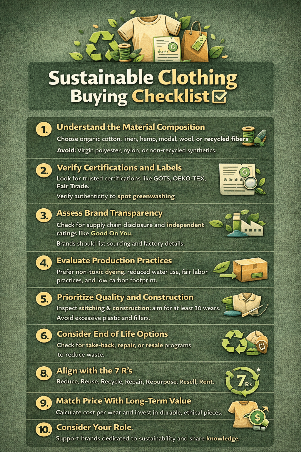 sustainable clothing