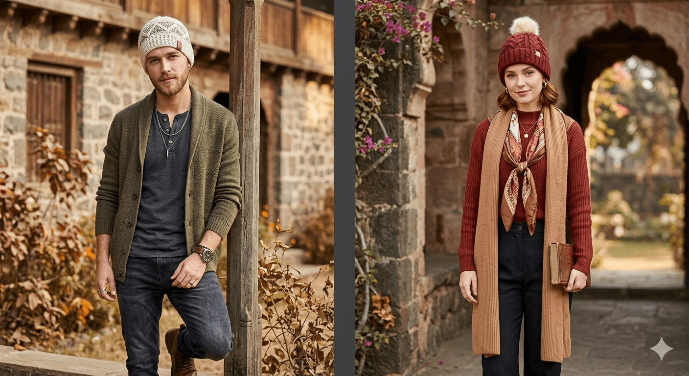 crochet caps and knit hats 