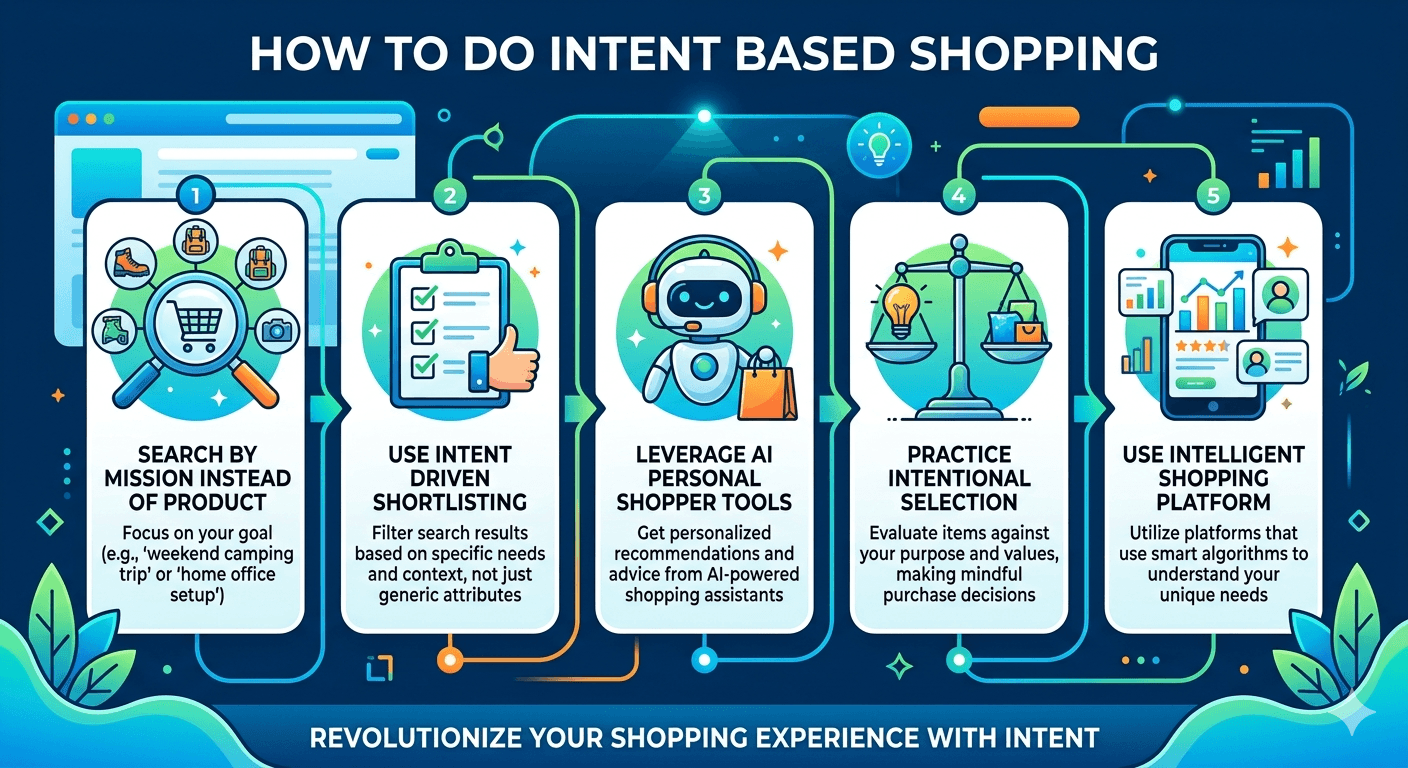how to do intent based shopping 