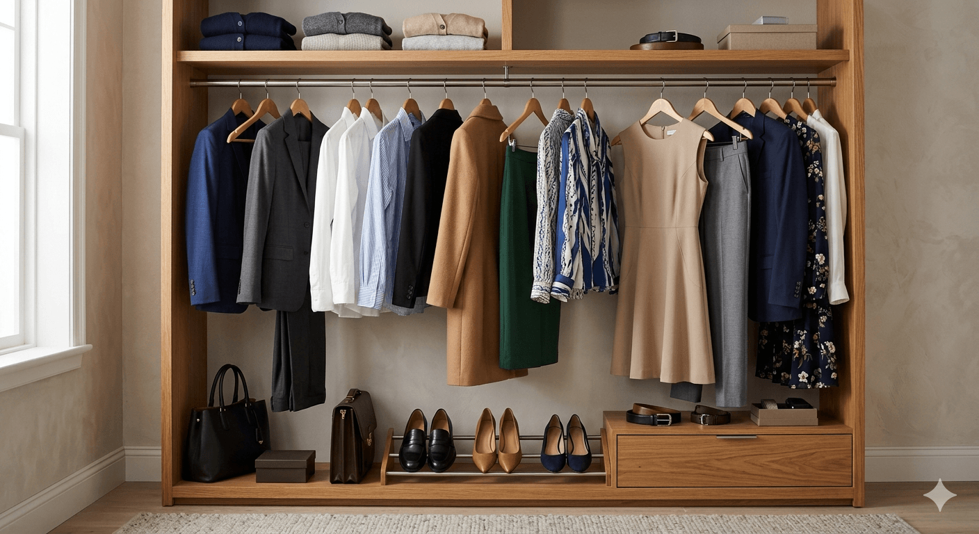 office wear wardrobe 