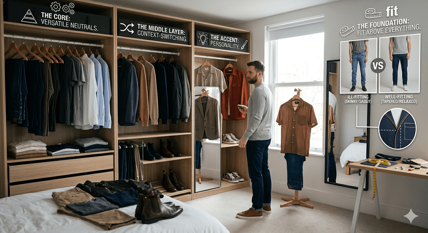 real anatomy of men's causal outfit ideas