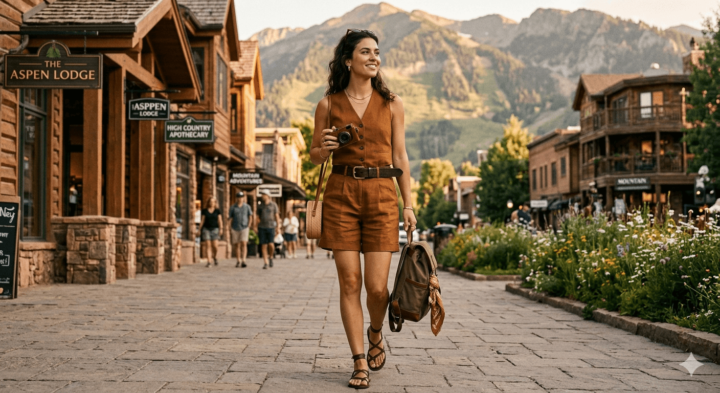 The "Safari Noir" Travel Look