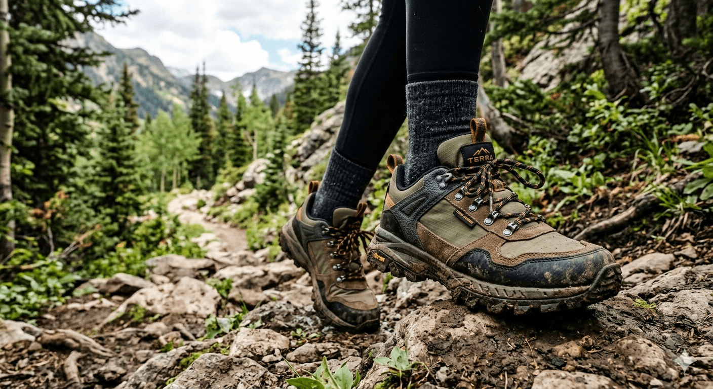 trail inspired sneakers