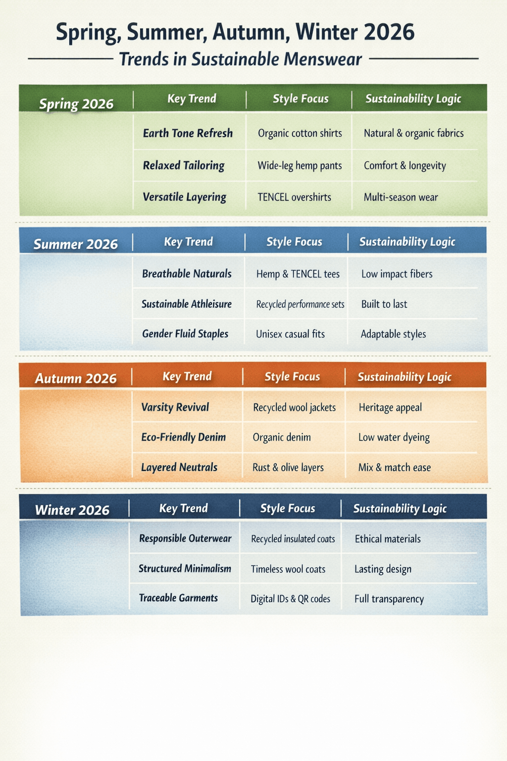 trend in sustainable fashion wear