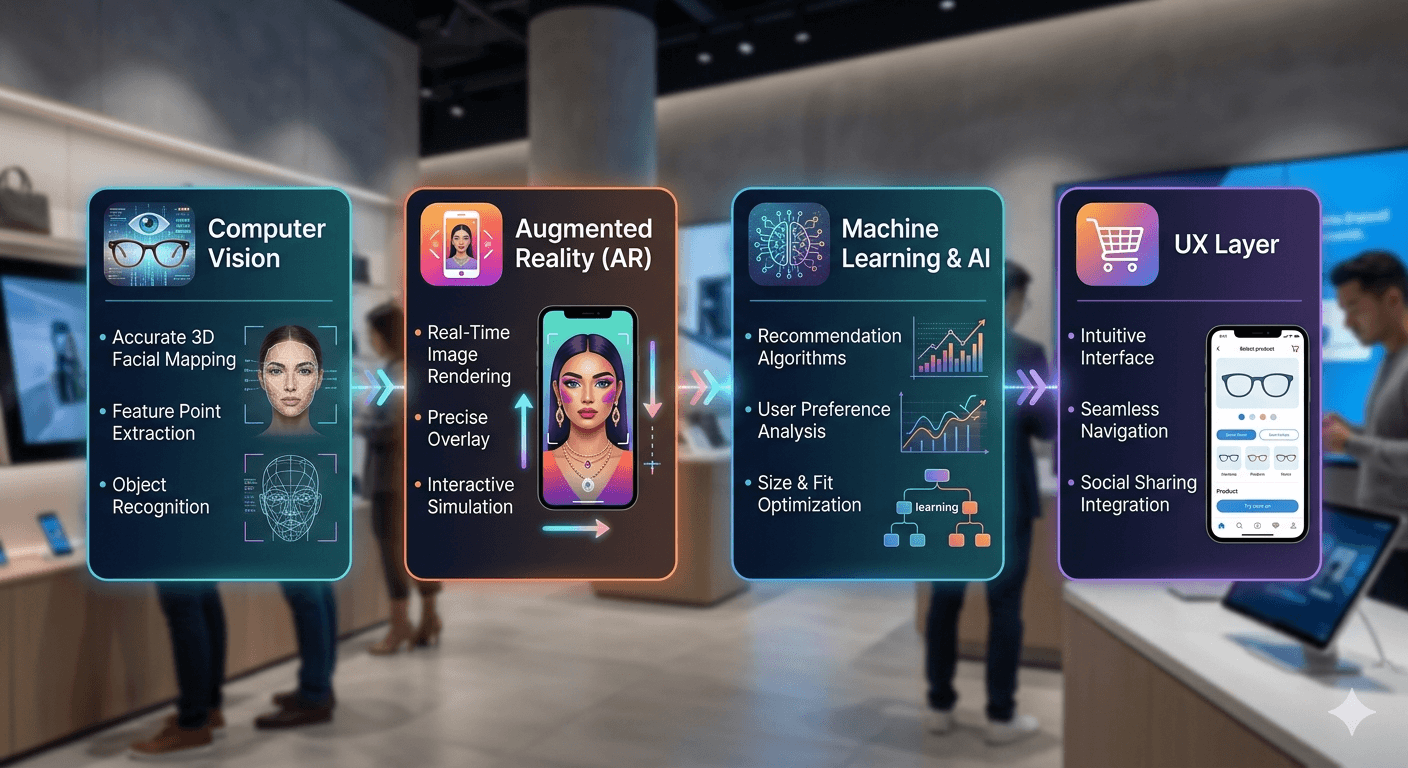 how virtual try on technology works 