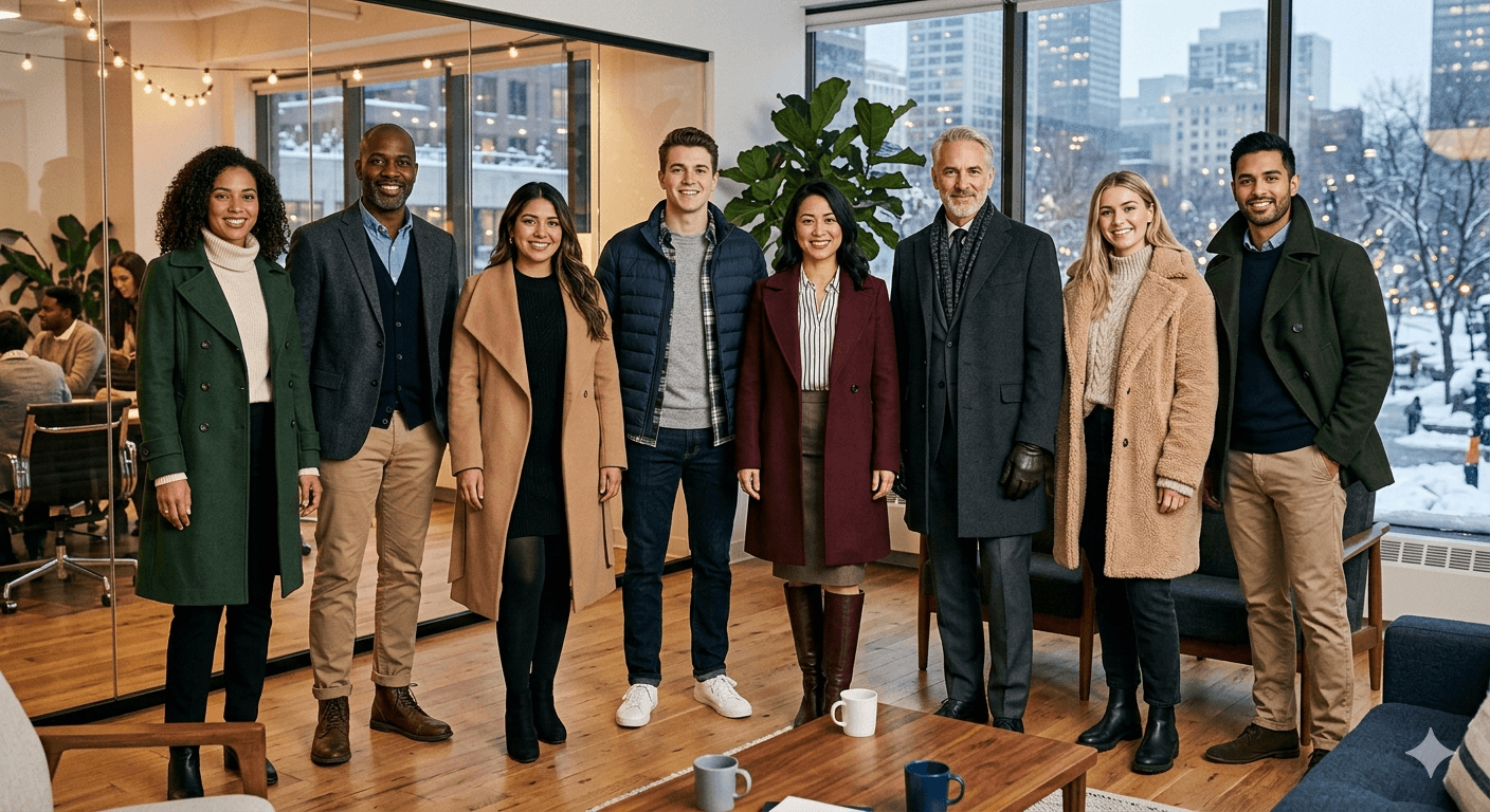 winter office outfits