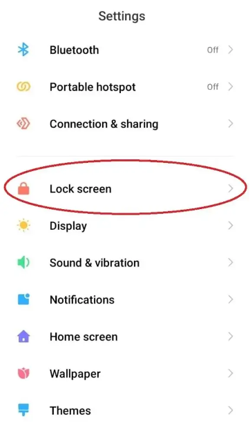 Step 2 of How to Turn Off Glance in MI