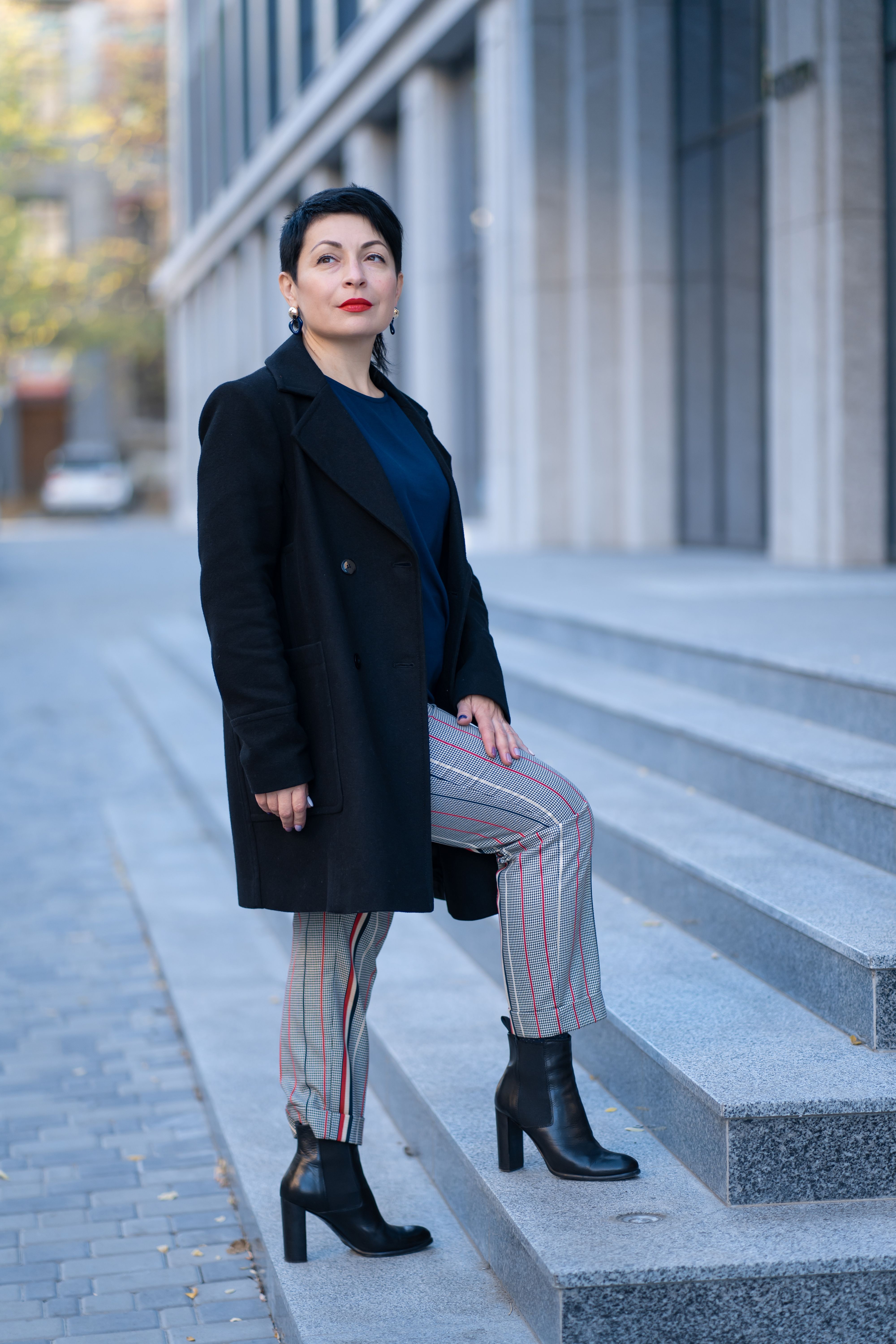 oversized black blazer