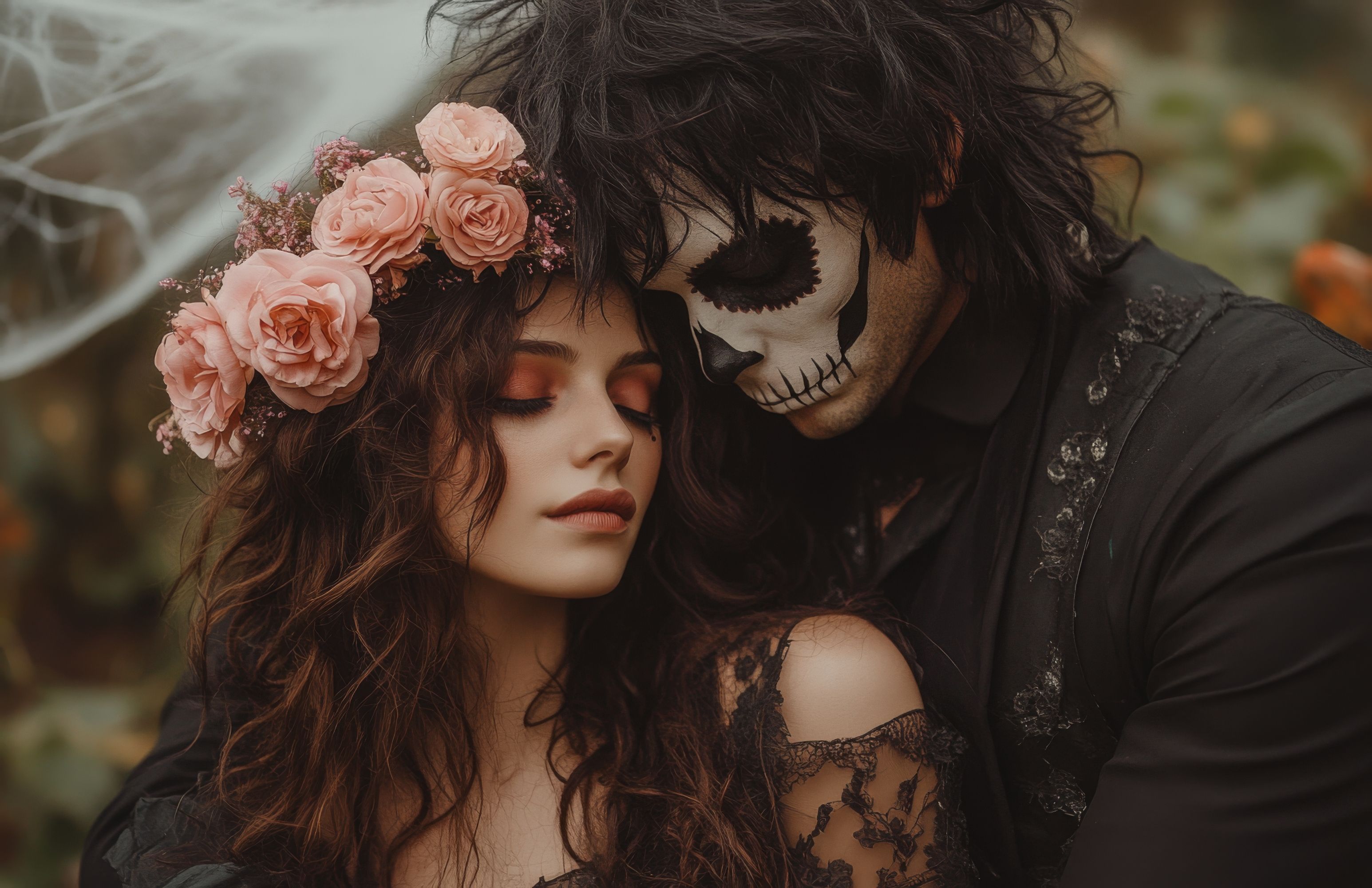 gothic fashion couple 