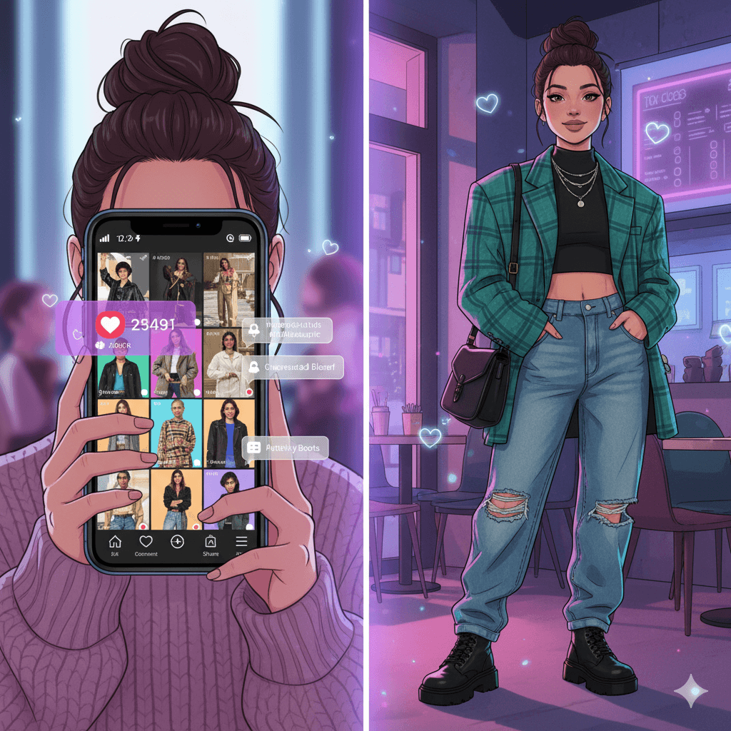 social media in fashion