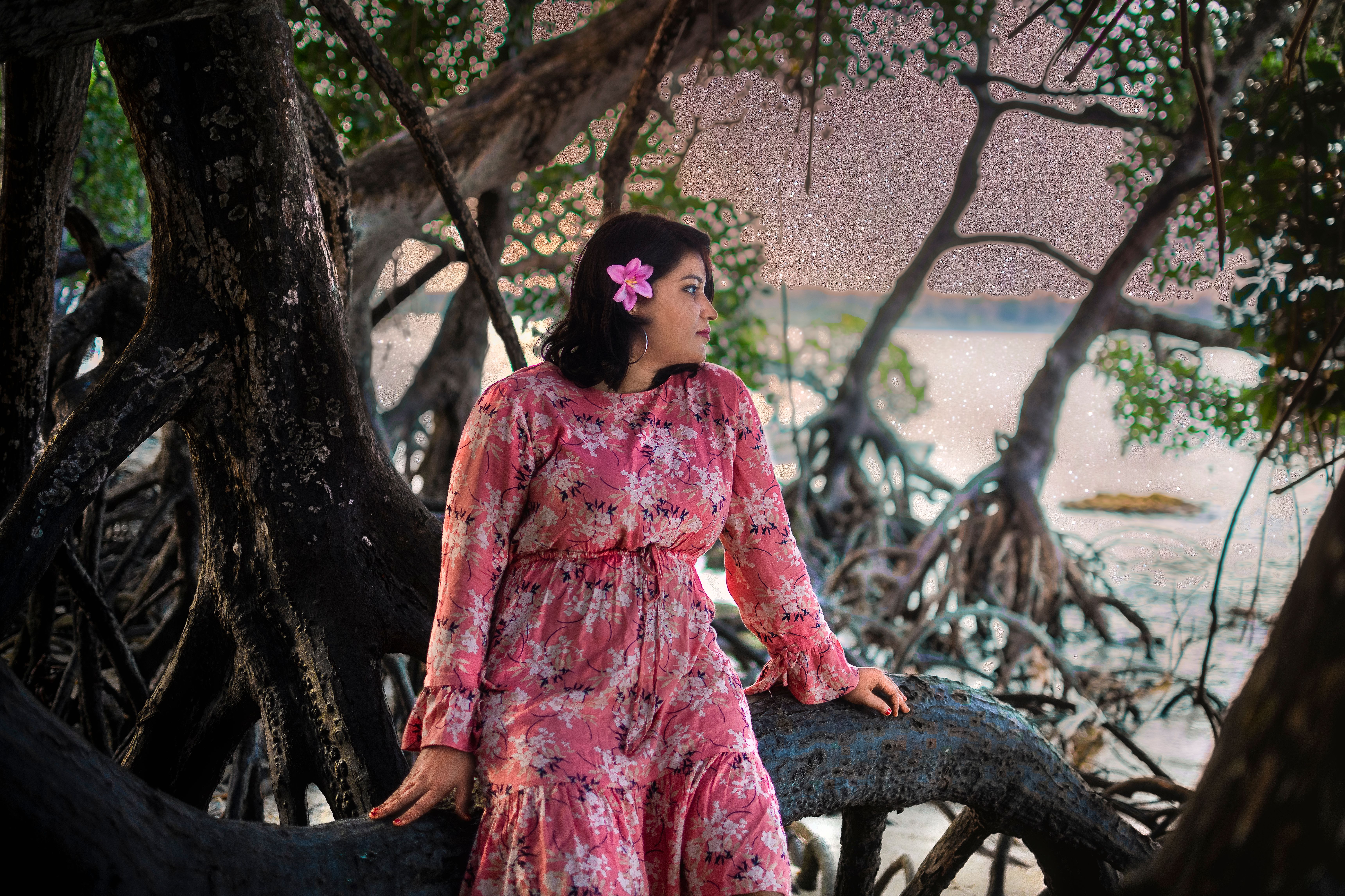 summer floral dress